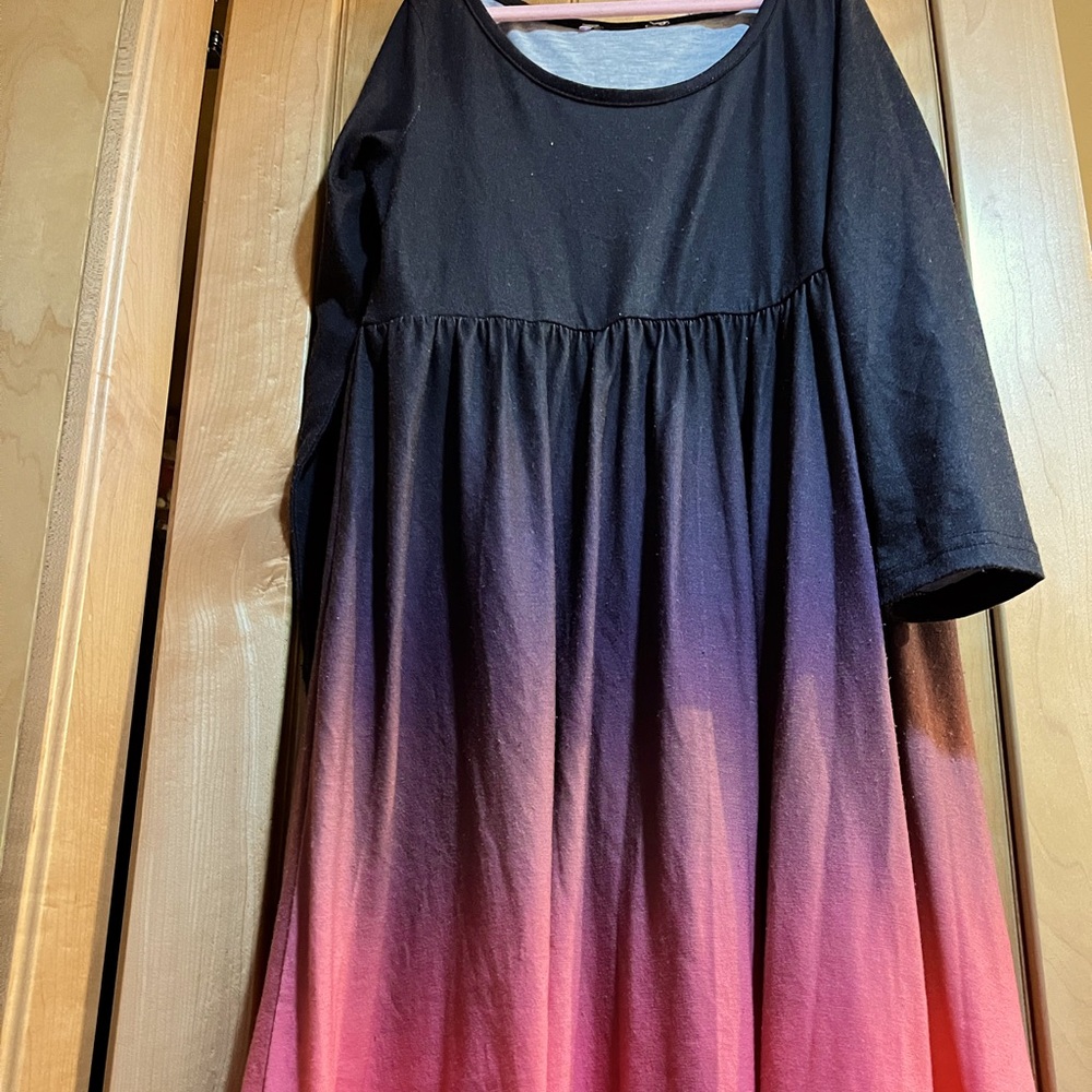 Girls Ombré maxi dress